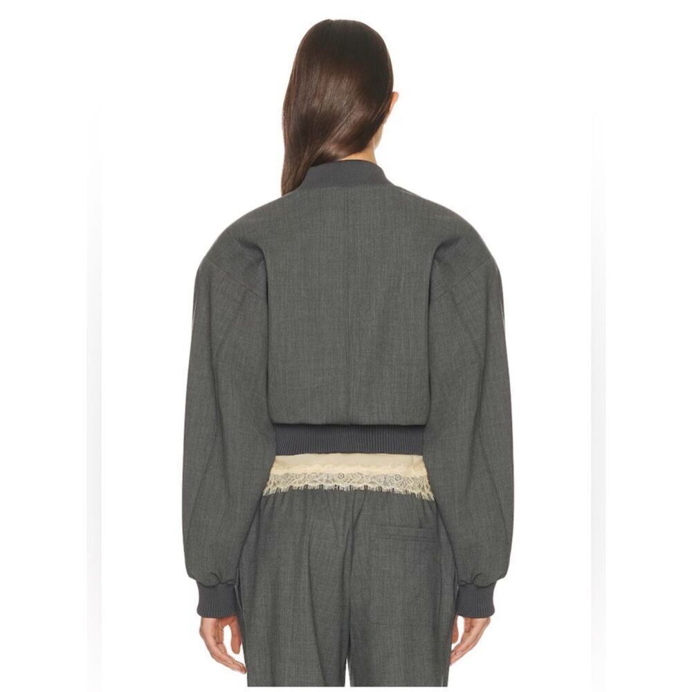 NEW HELSA Wool Blend Bomber Jacket - Picture 5 of 14